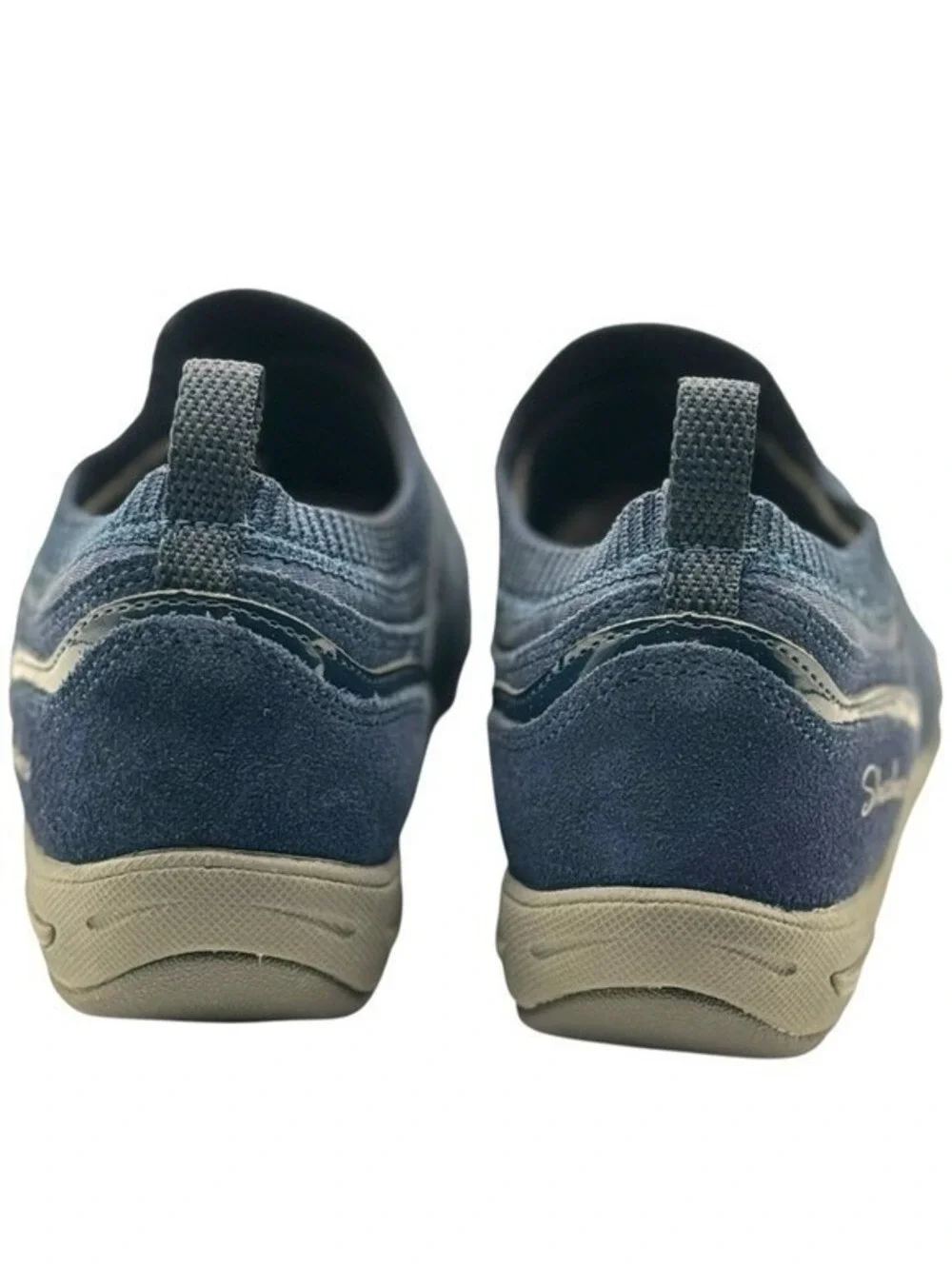 Skechers Arch Fit Women Navy Blue Slip On Sneakers Shoes Size 6